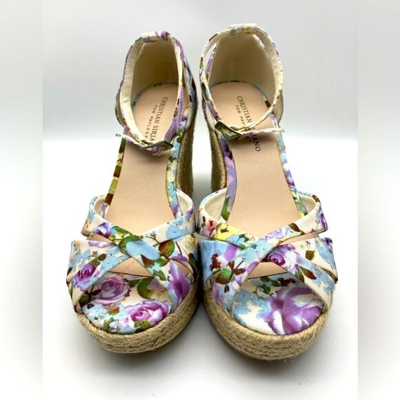 Christian Siriano Espadrille Wedge Sandals Size 8 NWOT - Picture 1 of 10